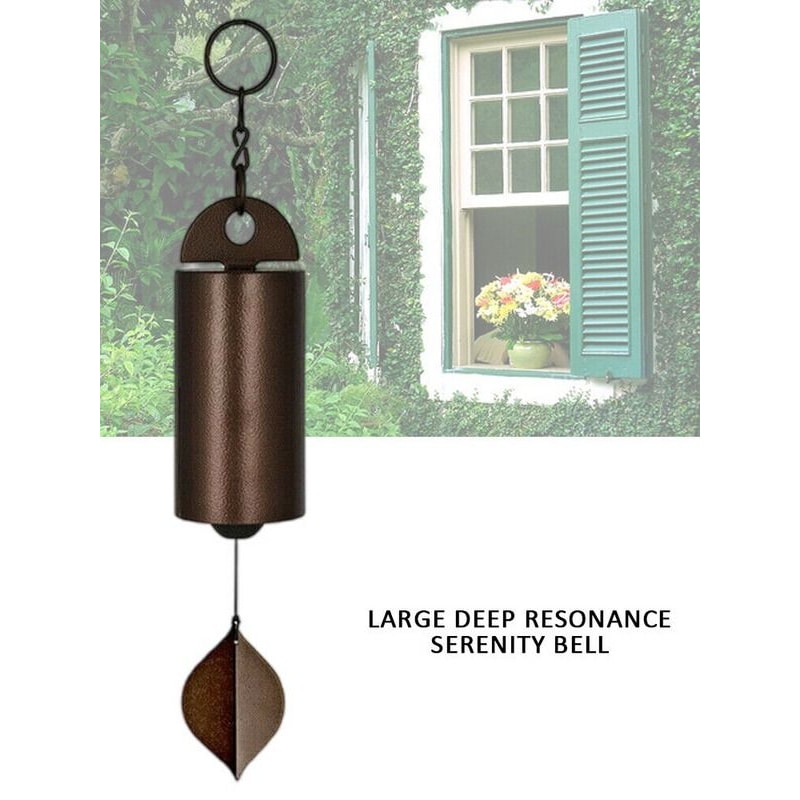 Serenity Metal Bell Heroic Wind Chimes Large Deep Resonance Outdoor Garden Decor Relaxing Sounds Fo 3