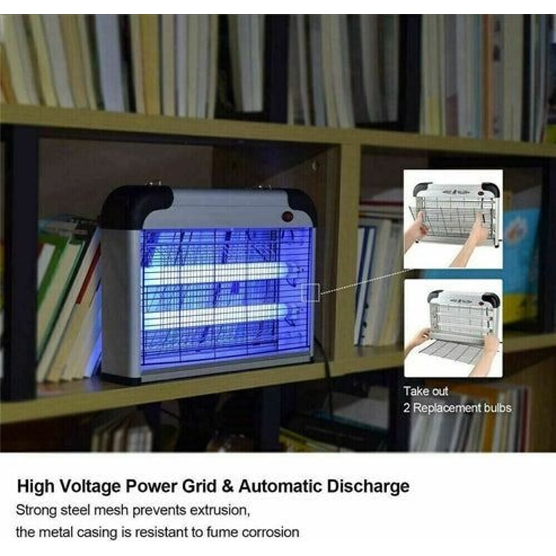 Electric Mosquito Zapper Lamp Insect Killer Bug Fly Trap Indoor Pest Control Light Lawn Bug Repelle 2