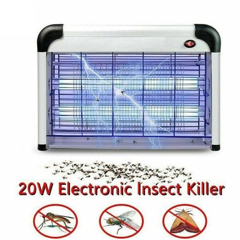 Electric Mosquito Zapper Lamp Insect Killer Bug Fly Trap Indoor Pest Control Light Lawn Bug Repelle 8
