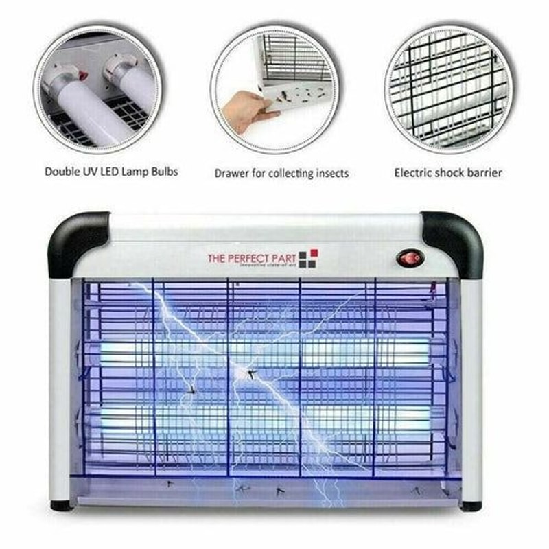 Electric Mosquito Zapper Lamp Insect Killer Bug Fly Trap Indoor Pest Control Light Lawn Bug Repelle 5