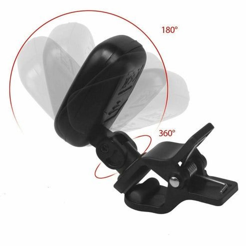 Acoustic Electric Guitar Tuner LCD Clip On Chromatic For Bass Ukulele Violin Banjo Compact Highly 1