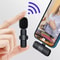 Wireless Lavalier Microphone Mini Mic For Audio Video Recording IPhone 0