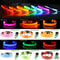 Waterproof LED Dog Collar Blinking Flashing Light Up Glow For Pets Adjustable Enhanced Safety At Ni 1