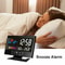 LED Digital Alarm Clock With Snooze Calendar Thermometer Hygrometer Weather Display Large Backlit 1
