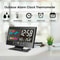 LED Digital Alarm Clock With Snooze Calendar Thermometer Hygrometer Weather Display Large Backlit 9
