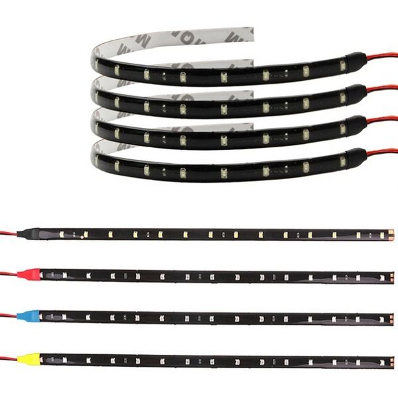 Waterproof Motor LED Strip Underbody Light DC For Car Motorcycle Accessories 4