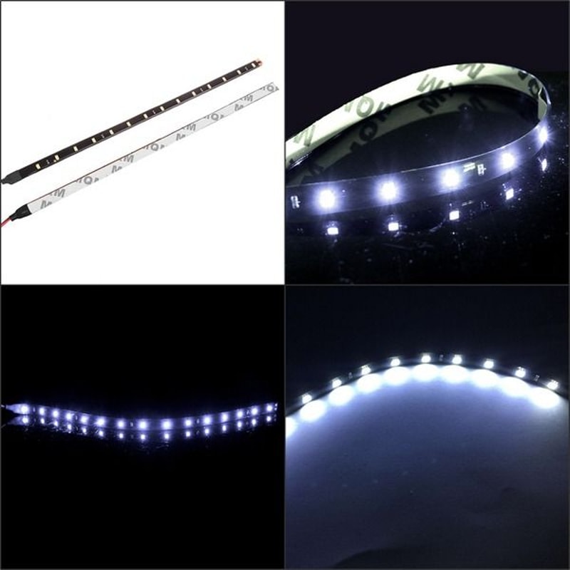 Waterproof Motor LED Strip Underbody Light DC For Car Motorcycle Accessories 6