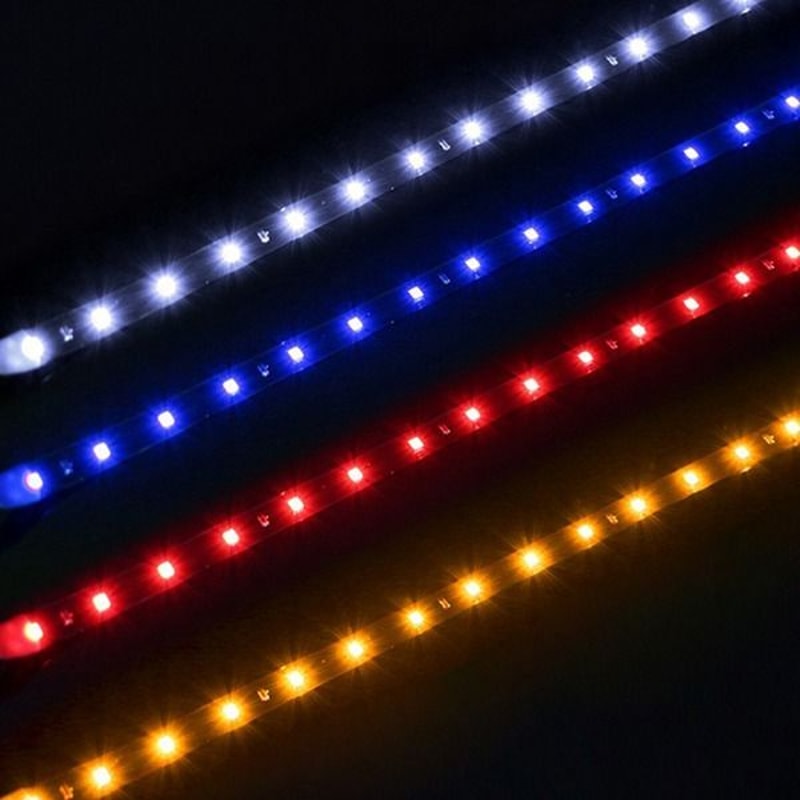 Waterproof Motor LED Strip Underbody Light DC For Car Motorcycle Accessories 8