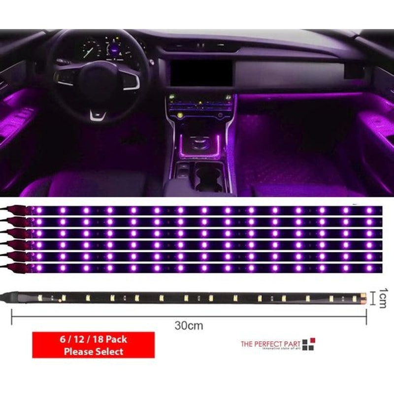 Waterproof Motor LED Strip Underbody Light DC For Car Motorcycle Accessories 10