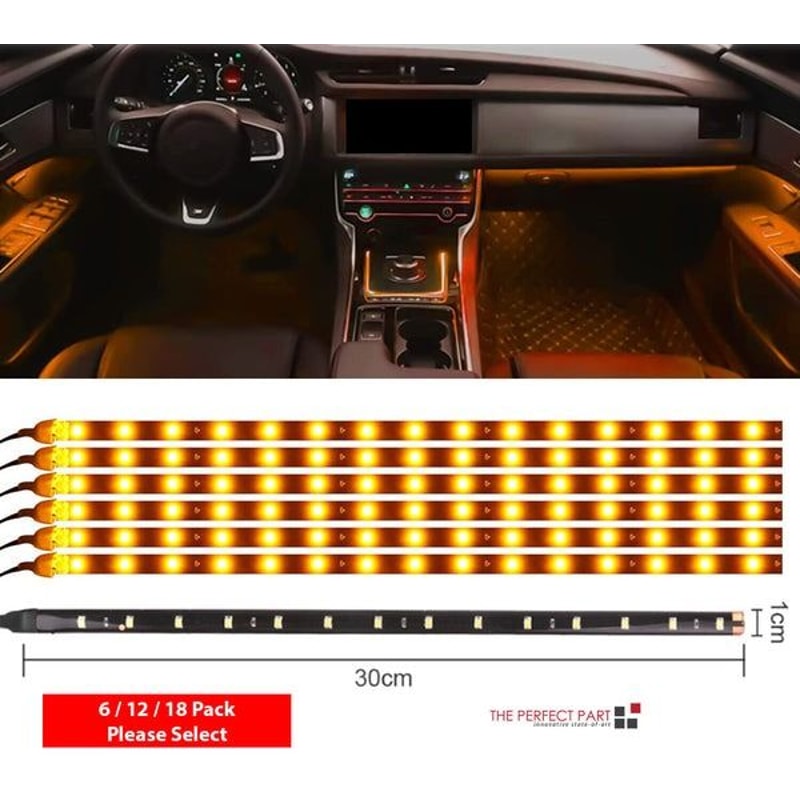 Waterproof Motor LED Strip Underbody Light DC For Car Motorcycle Accessories 11