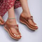 LowWedge Women Orthopedic Sandals Ladies Casual Flat Shoes AntiSlip Flip Flops Comfortable Footwear 3