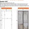 HandsFree Magnetic Screen Door Durable Mesh Curtain Heavy Duty Mosquito Net For Bug Protection 4