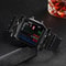 Waterproof Quartz Luxury Mens LED Sports Digital Date Wristwatch Colorful Bracelet For Men Trendy W 10