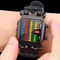 Waterproof Quartz Luxury Mens LED Sports Digital Date Wristwatch Colorful Bracelet For Men Trendy W 6