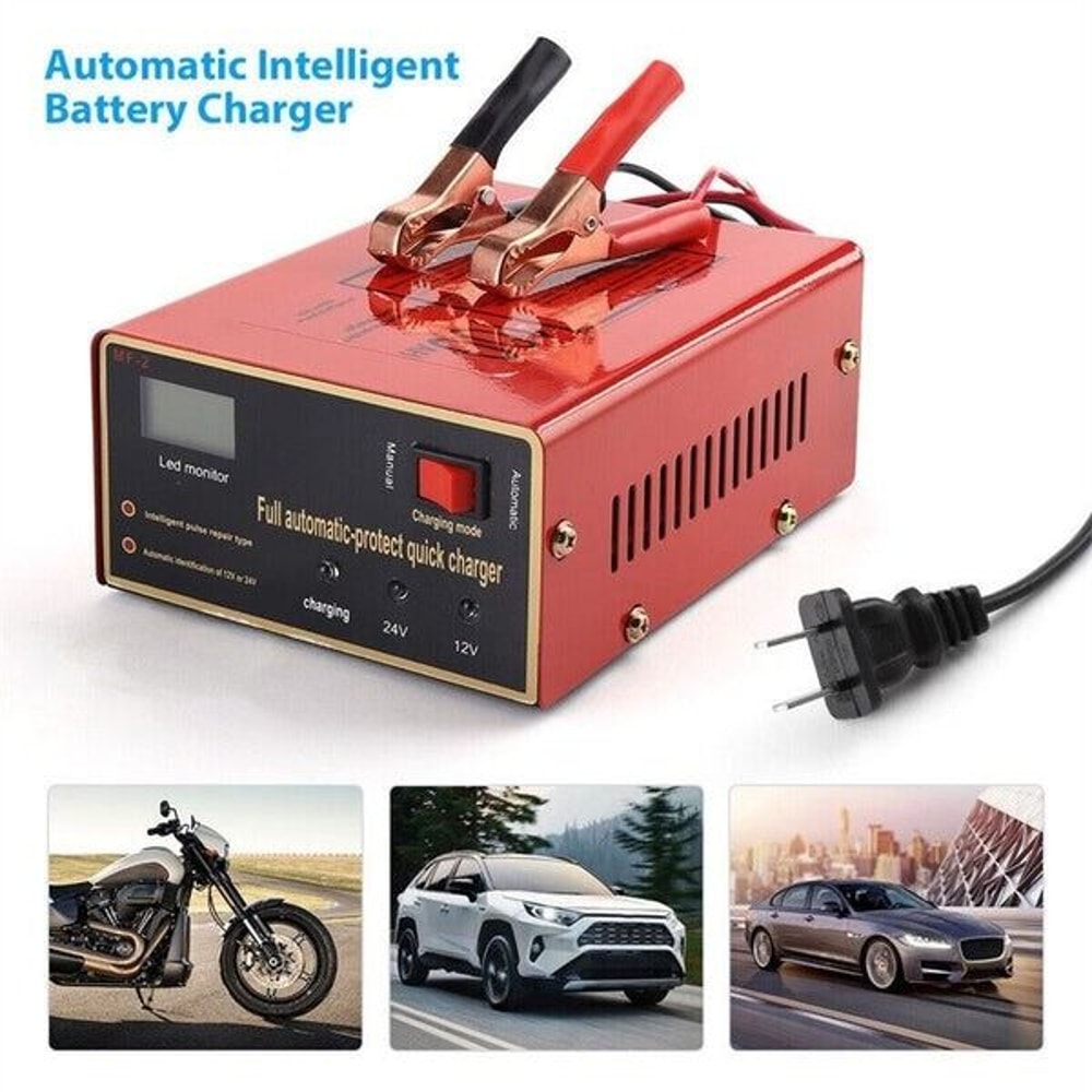 Maintenance Free Battery Charger Output For Electric Car Pro Intelligent Chip Automatic Stop 2