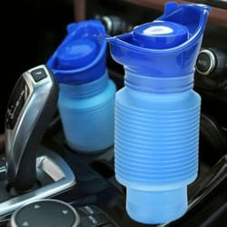 portable urinal for male female, travel camping car toilet pee bottle, emergency kit for convenience