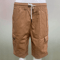 Men Chino Cargo Shorts Drawstring Waist 6 Pockets Elastic Waistband Comfortable Summer Trousers For 8