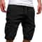 Men Chino Cargo Shorts Drawstring Waist 6 Pockets Elastic Waistband Comfortable Summer Trousers For 0