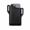 Leather Phone Holster Case Men Cell Phone Belt Pack Waist Pouch With Belt Loop Slim Wallet Cover 1