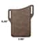 Leather Phone Holster Case Men Cell Phone Belt Pack Waist Pouch With Belt Loop Slim Wallet Cover 8