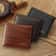 Mens Slim Leather Wallet Bifold Billfold Purse Credit ID Card Holder Genuine Leather 11