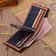 Mens Slim Leather Wallet Bifold Billfold Purse Credit ID Card Holder Genuine Leather 12