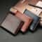 Mens Slim Leather Wallet Bifold Billfold Purse Credit ID Card Holder Genuine Leather 6