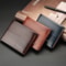 Mens Slim Leather Wallet Bifold Billfold Purse Credit ID Card Holder Genuine Leather 6