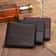 Mens Slim Leather Wallet Bifold Billfold Purse Credit ID Card Holder Genuine Leather 9