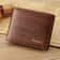 Mens Slim Leather Wallet Bifold Billfold Purse Credit ID Card Holder Genuine Leather 4