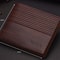 Mens Slim Leather Wallet Bifold Billfold Purse Credit ID Card Holder Genuine Leather 10