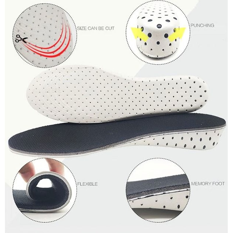 Height Increase Insoles For Men Women Invisible Heel Lift Inserts Pad For Taller Look And Enhanced 1