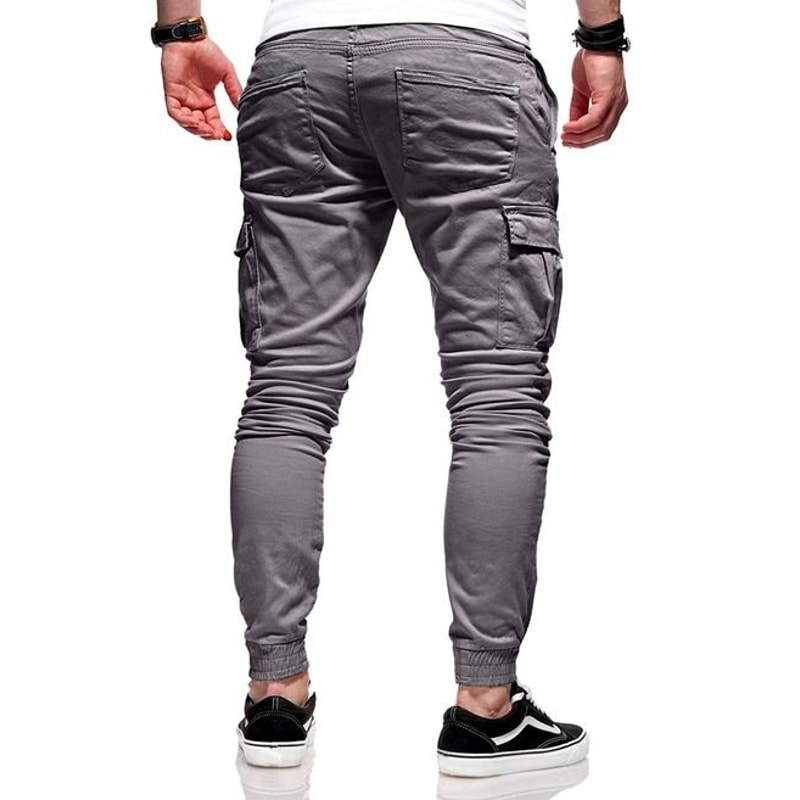Mens Casual Joggers Sweatpants Cargo Combat Trousers Loose Sport Workout Pants For Fitness Leisure 1