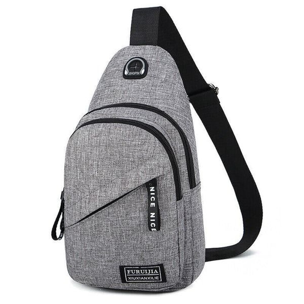Men Women Sling Bag Chest Fanny Packs Cross Body Travel Shoulder Backpack For Outdoor Activities 8