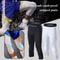 Compression Workout Leggings Mens Basketball Sports Tight Pants Knee Pads For Performance 5