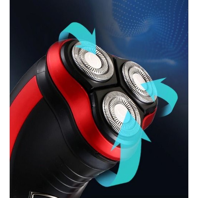 Electric Shaver For Men Rotary Waterproof Design PopUp Trimmer Wet Dry Cordless Fast Charging For S 1