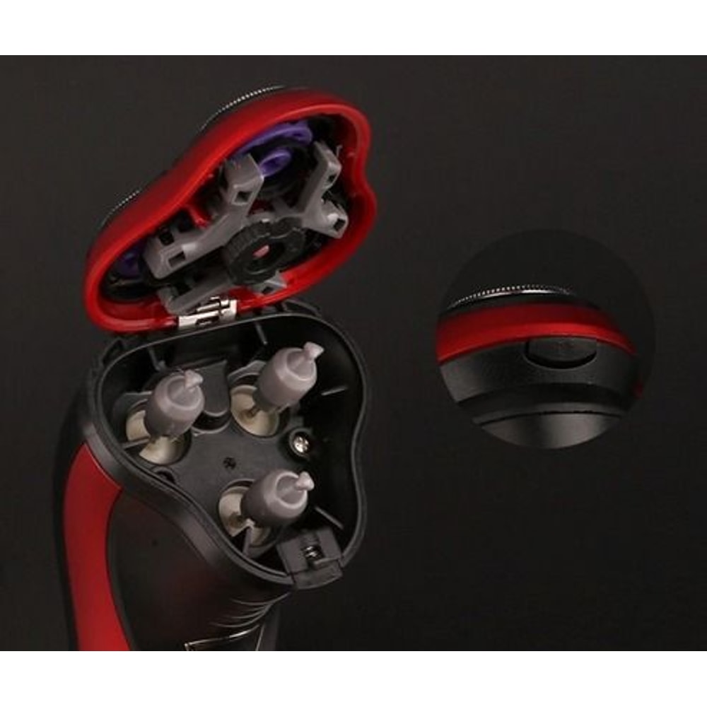 Electric Shaver For Men Rotary Waterproof Design PopUp Trimmer Wet Dry Cordless Fast Charging For S 4