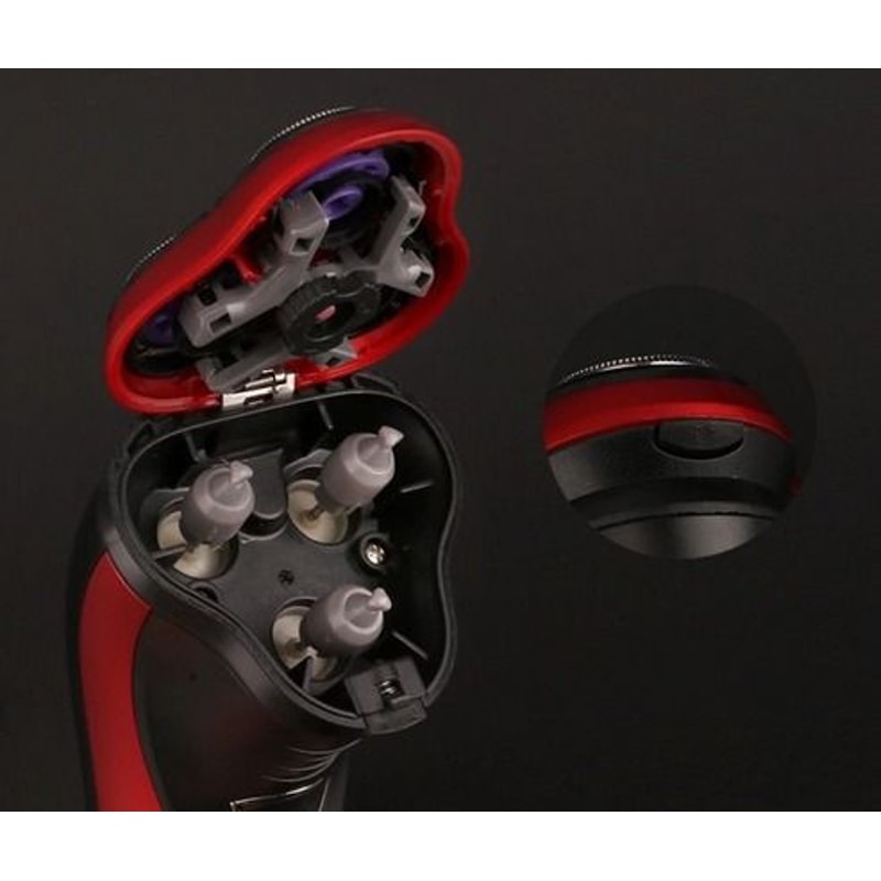 Electric Shaver For Men Rotary Waterproof Design PopUp Trimmer Wet Dry Cordless Fast Charging For S 4