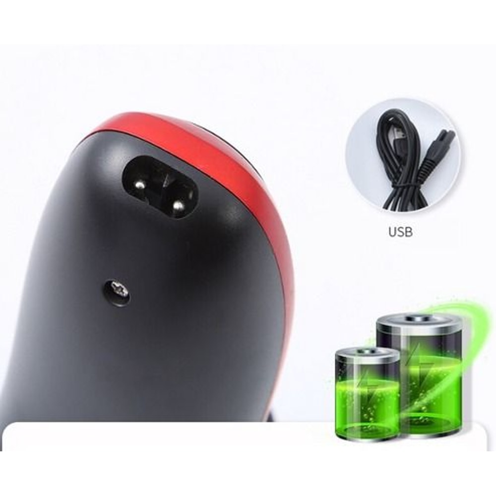 Electric Shaver For Men Rotary Waterproof Design PopUp Trimmer Wet Dry Cordless Fast Charging For S 5