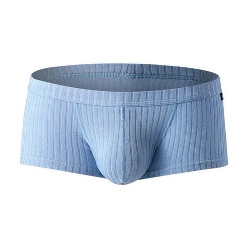 Mens Sexy Underwear Low Waist Briefs U Pouch Boxers Striped Shorts Underpants Breathable Comfort 2