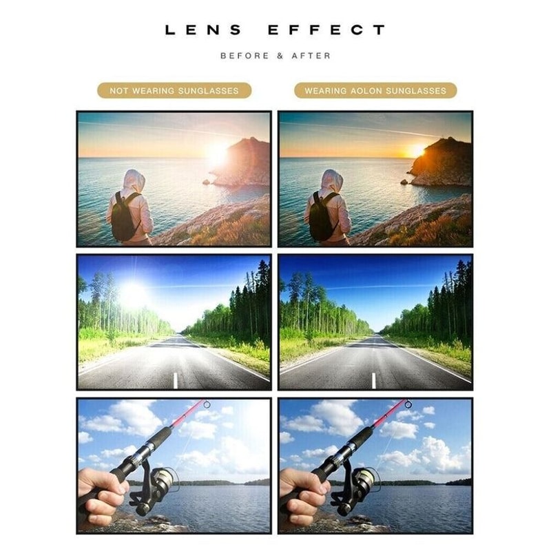 Polarized Pilot Sunglasses For Men Outdoor Driving Glasses Sport Eyewear For Protection 11