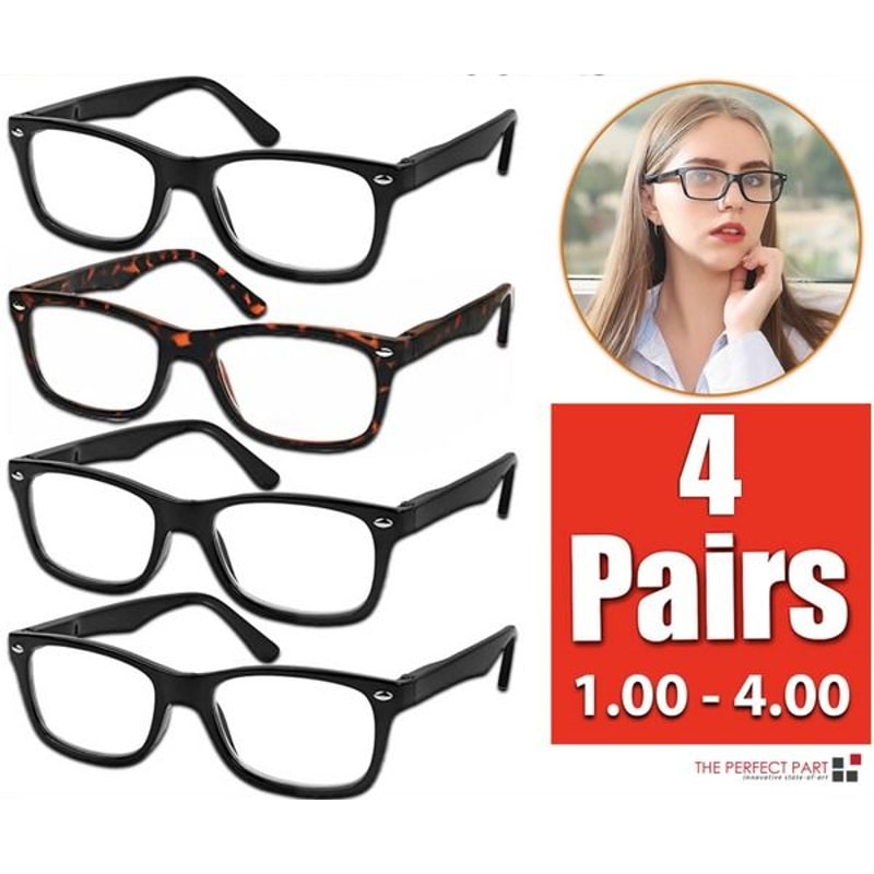 Classic Retro Reading Glasses For Men And Women Unisex Spring Hinge 4