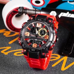 military men watch, digital stopwatch, fashion sport outdoor g wristwatch, stylish, durable, ideal for fitness