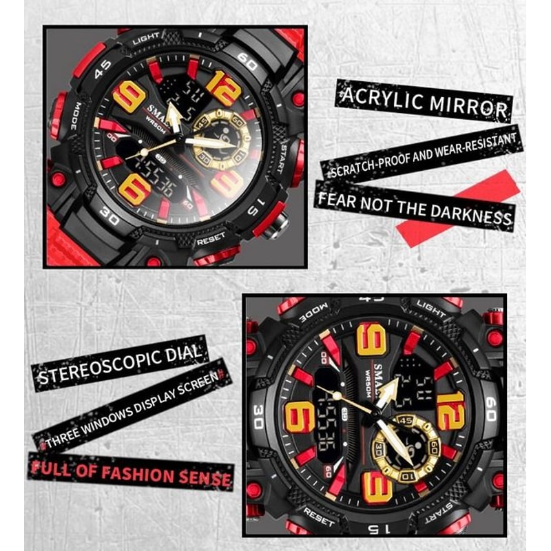 Military Men Watch Digital Stopwatch Fashion Sport Outdoor G Wristwatch Stylish Durable Ideal For F 3