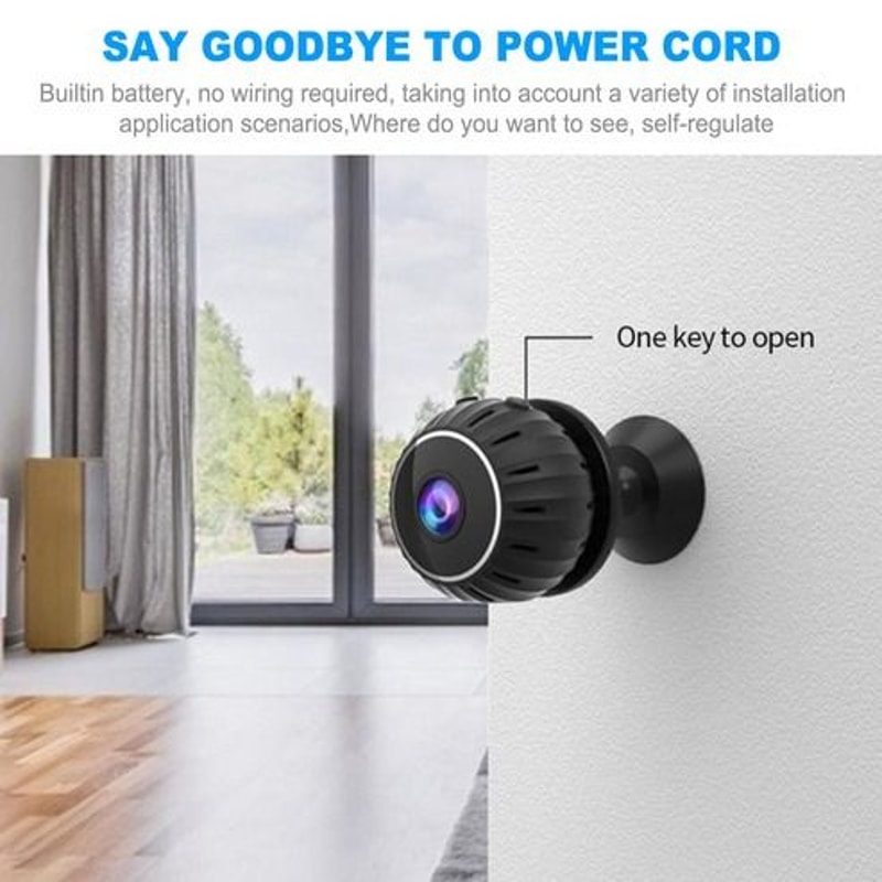 Wireless Mini Hidden Spy Nanny Camera WiFi HD DVR Motion Detection Night Vision Home Security 3