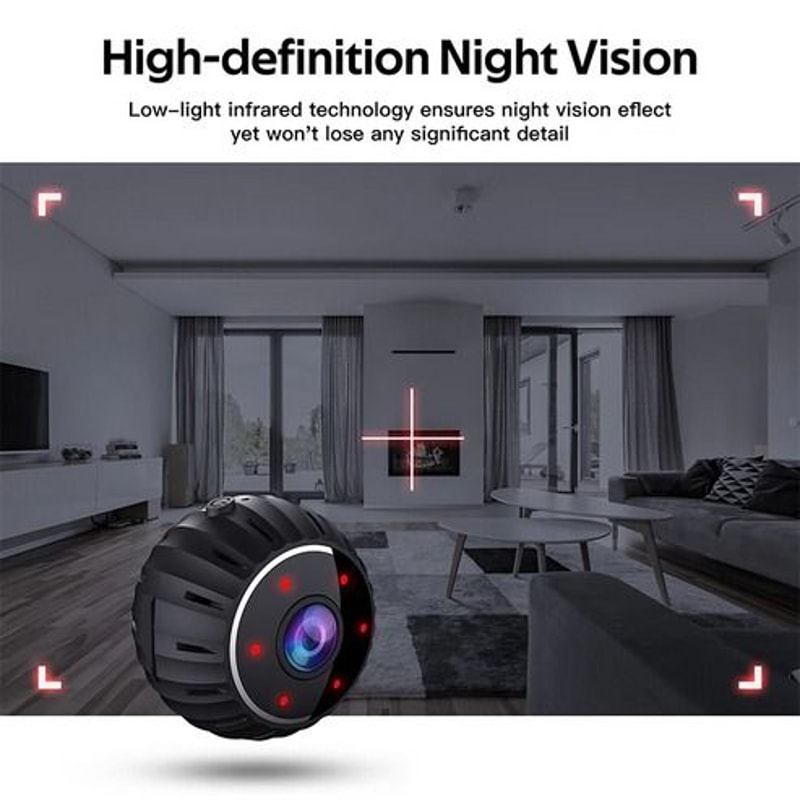 Wireless Mini Hidden Spy Nanny Camera WiFi HD DVR Motion Detection Night Vision Home Security 6