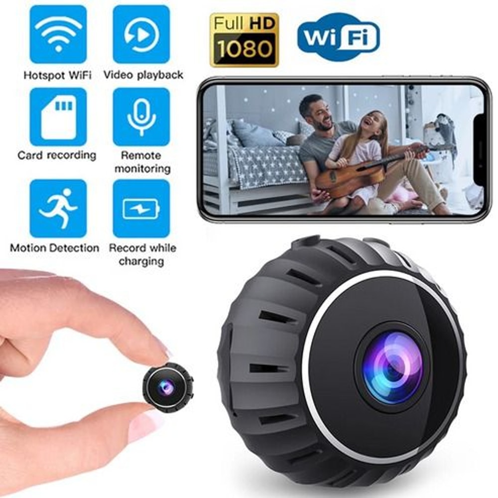 Wireless Mini Hidden Spy Nanny Camera WiFi HD DVR Motion Detection Night Vision Home Security 10
