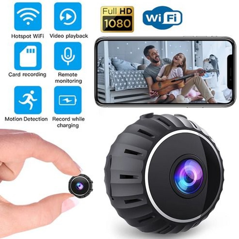 Wireless Mini Hidden Spy Nanny Camera WiFi HD DVR Motion Detection Night Vision Home Security 10
