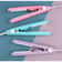 Professional Hair Iron Mini Ceramic Hair Straightener And Curler Portable 2in1 Hair Styling Tool Fo