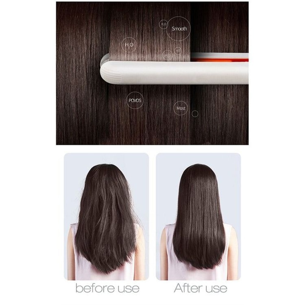 Professional Hair Iron Mini Ceramic Hair Straightener And Curler Portable 2in1 Hair Styling Tool Fo